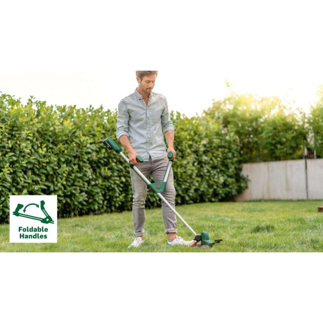 Bosch Home and Garden UniversalGrassCut - Cortacésped (18 V-26, batería de 18 V, 2,5 Ah, Ancho de Corte