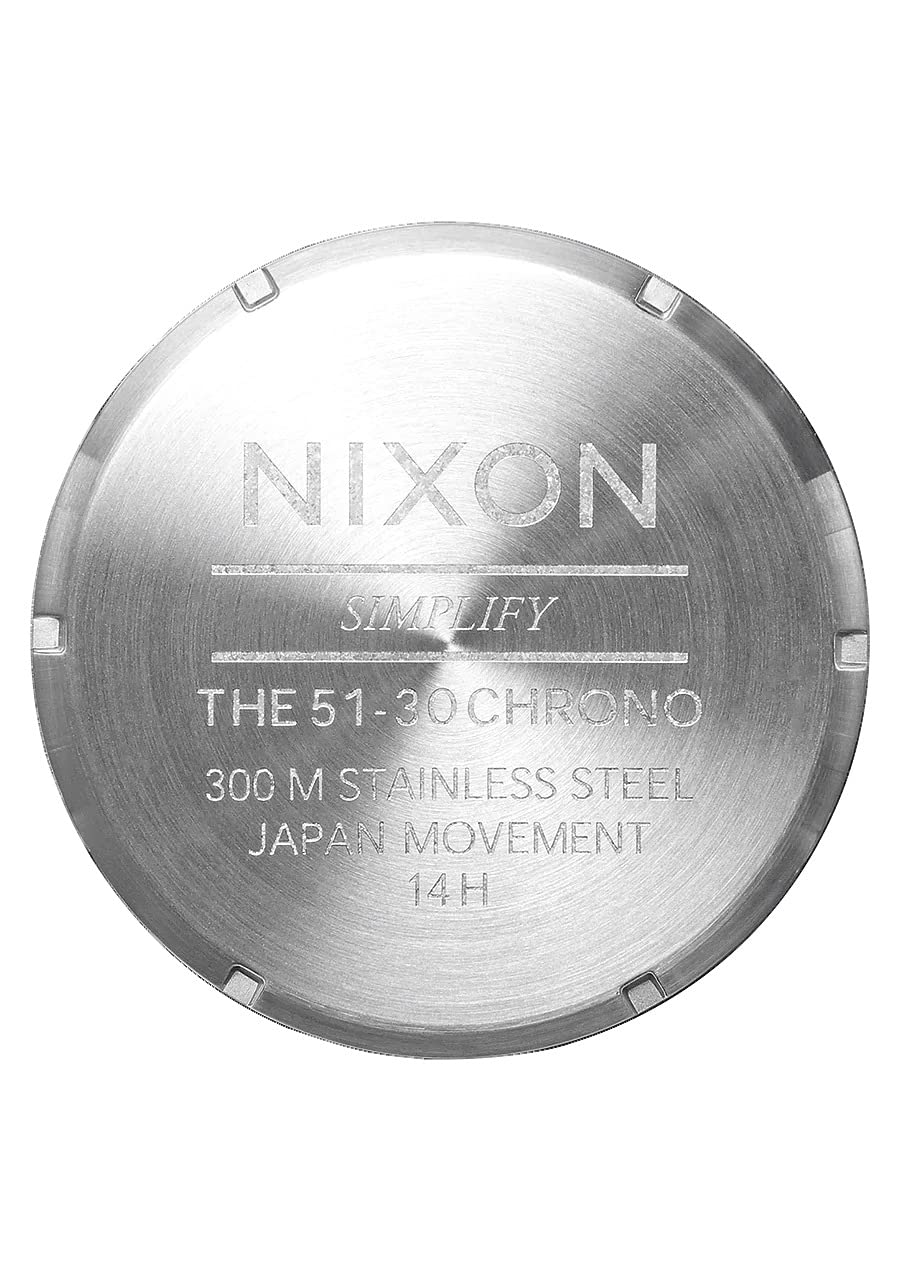Nixon Reloj Analógico para Unisex Adulto de maquinaria Japonesa de Cuarzo con Correa en Acero Inoxidable A083-5091-00