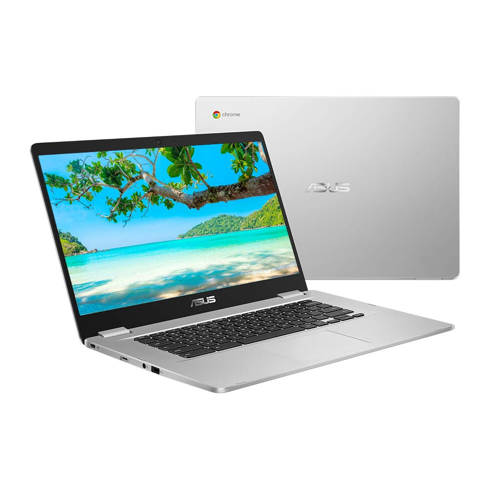 ASUS C523NA - Pantalla táctil Full HD Chromebook de 15,6 Pulgadas (Intel Pentium N4200, 8 GB RAM, 64 GB eMMC, garantía de 3 años) Incluye Adaptador USB-C a HDMI