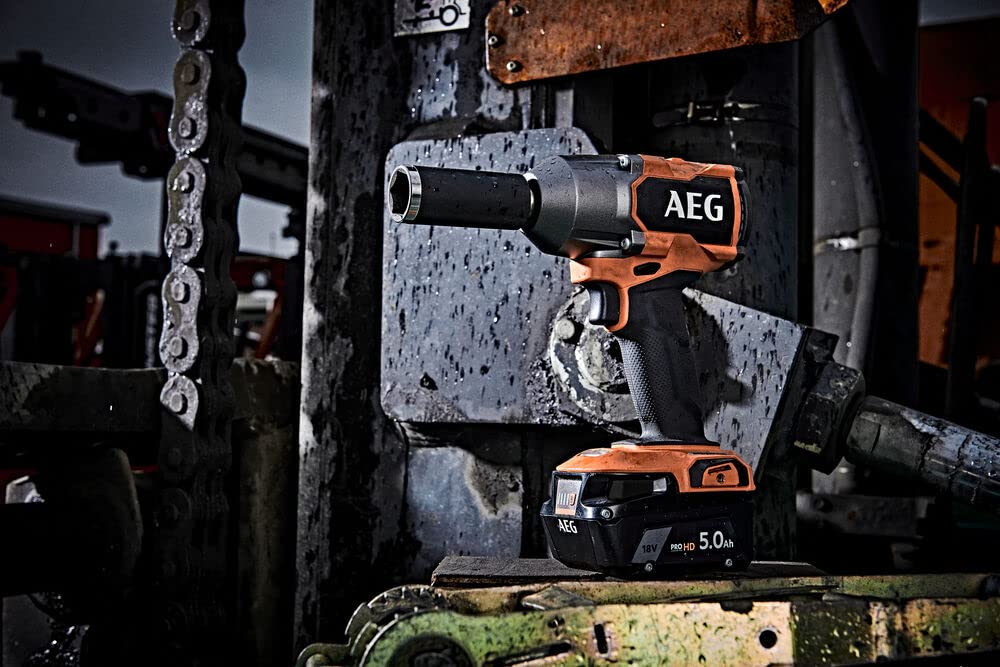 AEG Llave de Impacto de par medio sin Escobillas, 18V 1/2"