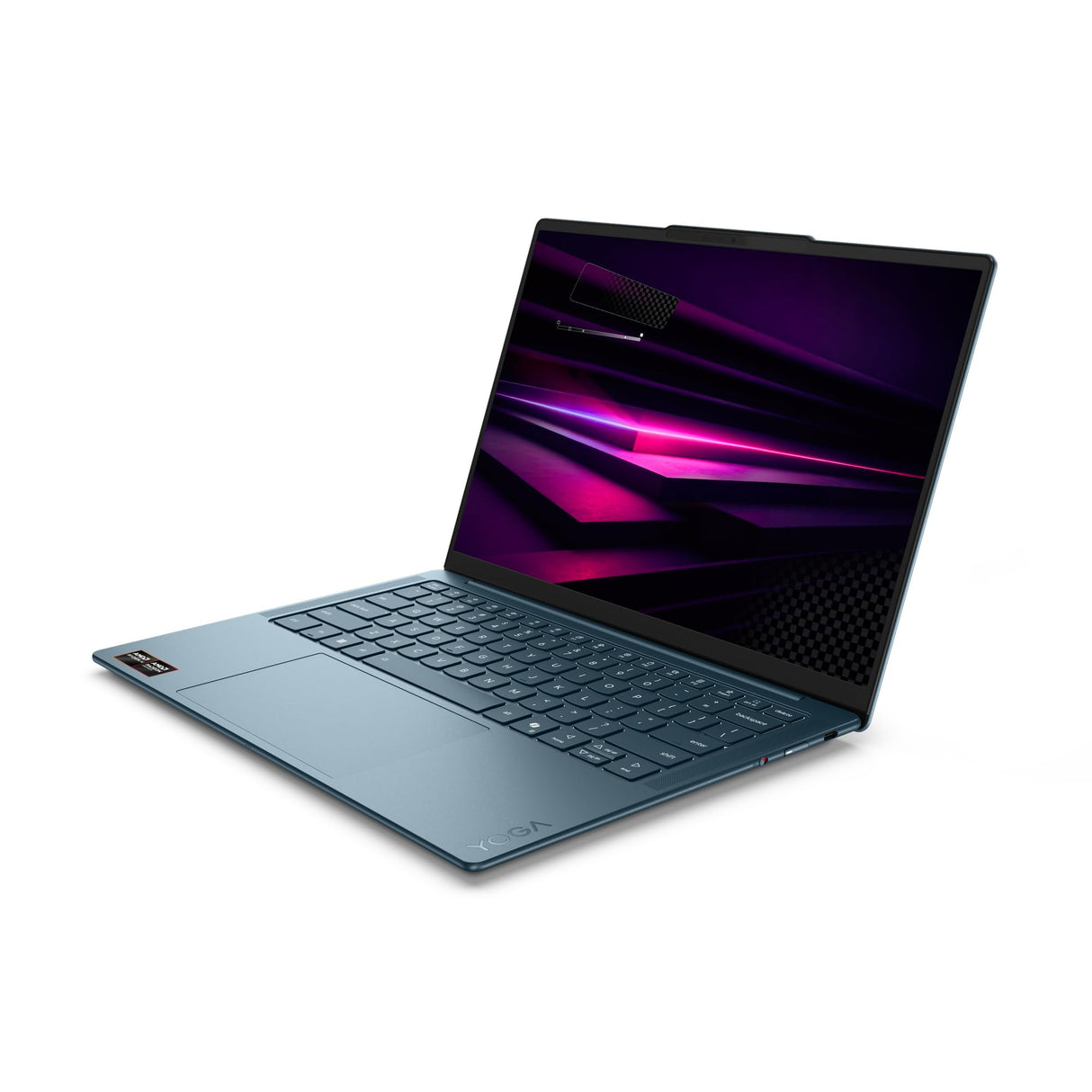 Lenovo Yoga Slim 7 Gen 11 – Ordenador Portátil IA 14'' OLED (AMD Ryzen AI 7 445, 32GB RAM, 1TB SSD, USB-C, Windows11 Home, Copilot+ PC) QWERTY Español, Tidal Teal