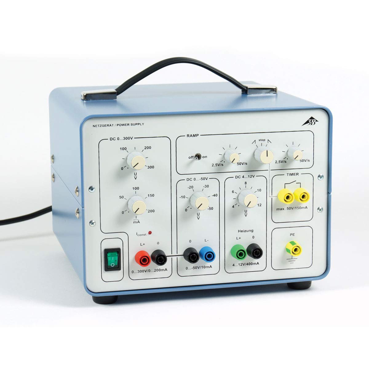 3B Scientific U8521371-230 Fuente de alimentación CC, 0 – 300 V