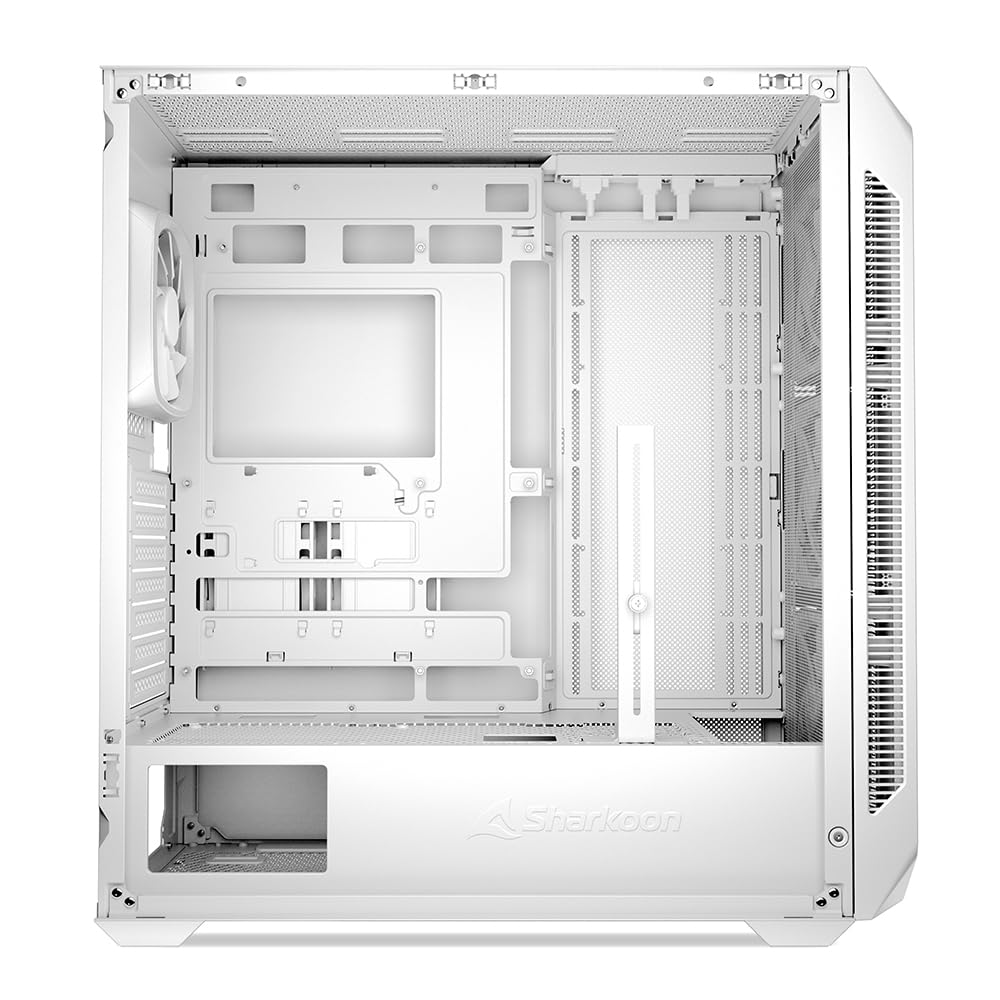 Sharkoon AK5M RGB White ATX - Carcasa para PC