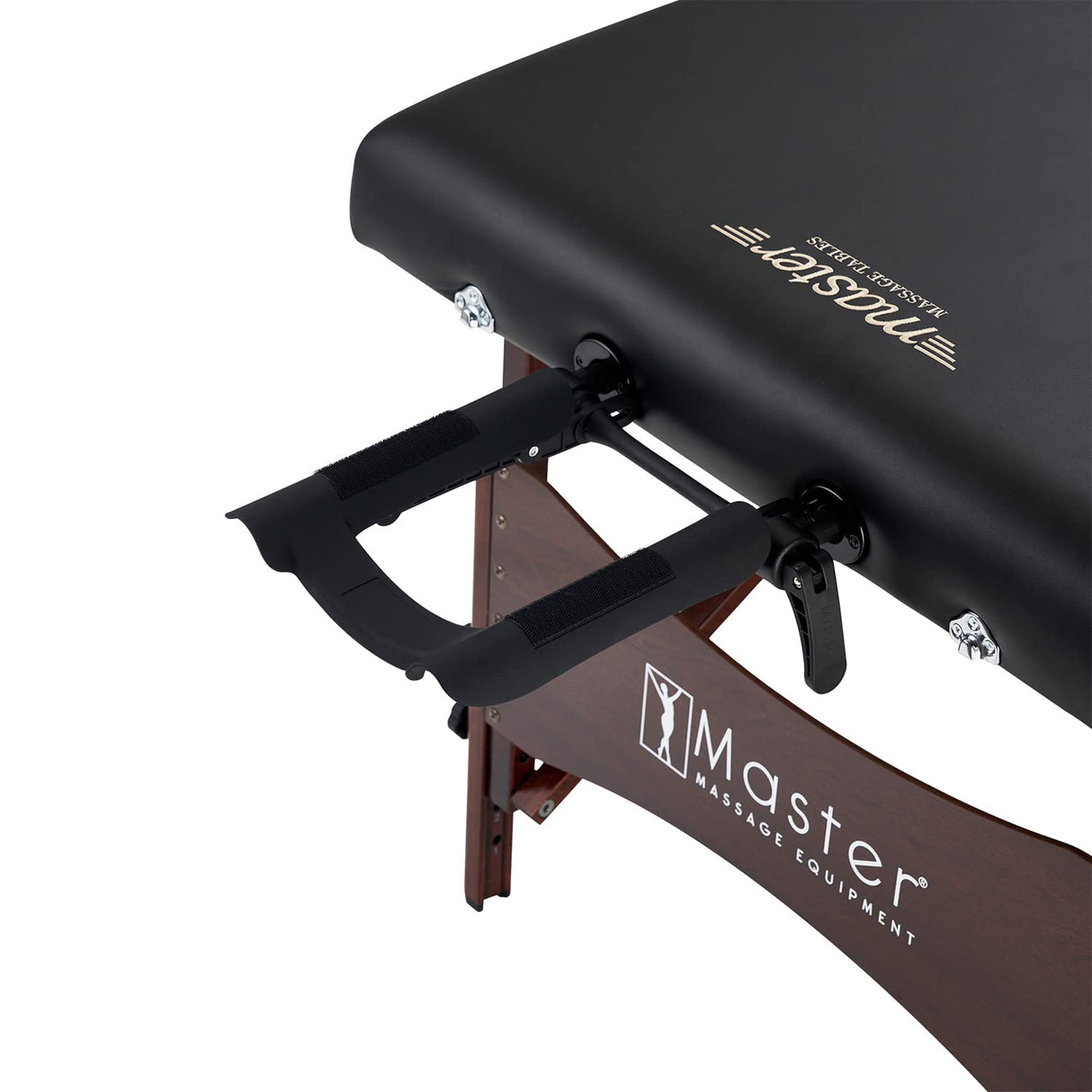 Master Massage Newport - Camilla de Masaje Plegable (71 cm), Color Negro