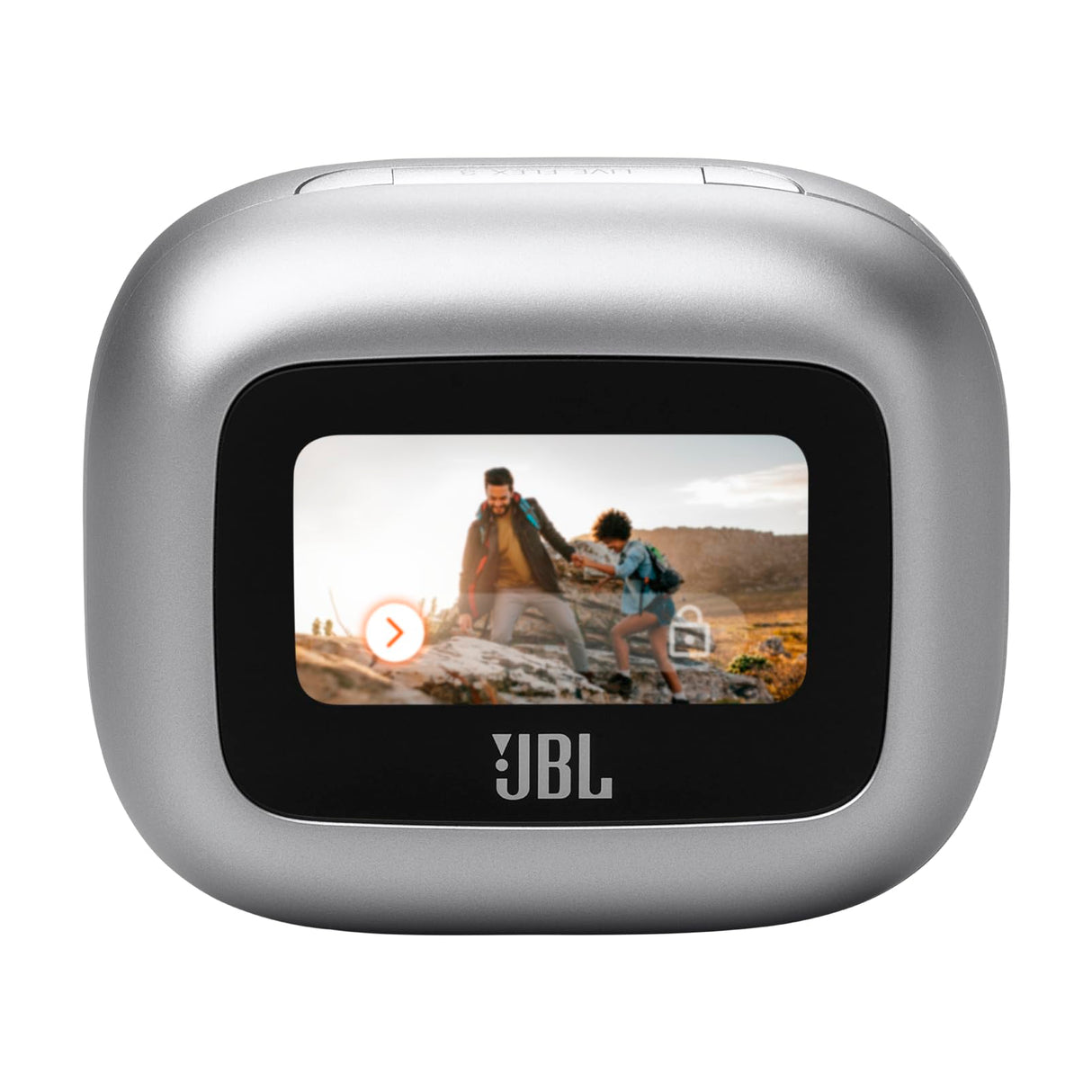 JBL Live Flex 3 Auriculares inalámbricos de botón True Wireless con cancelación de ruido adaptable, hasta 50 horas de reproducción, Bluetooth, audio de alta resolución, plateado
