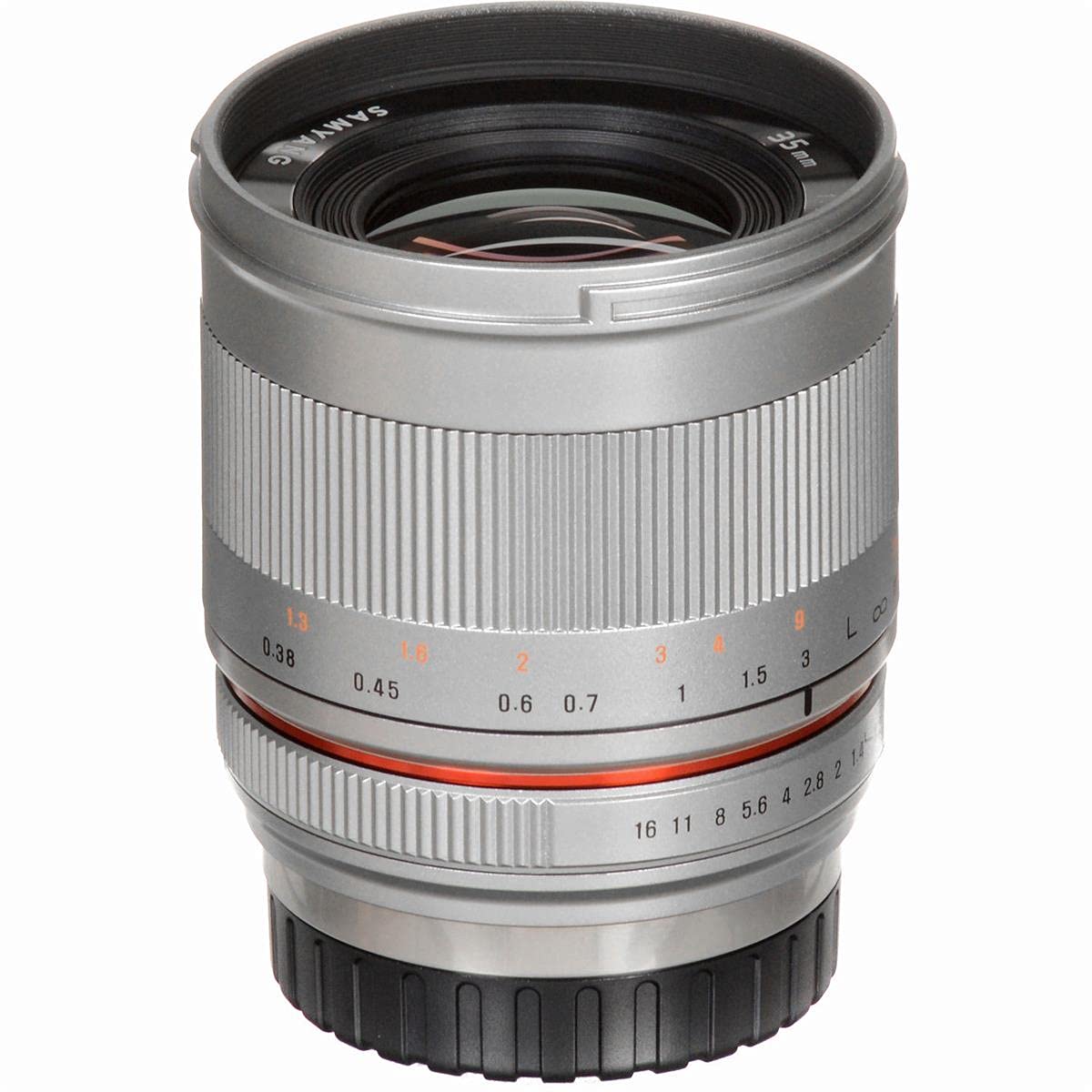 Rokinon Lente Gran Angular de Alta Velocidad f/1.2 de 35 mm para Montura Fujifilm X, Color Plateado
