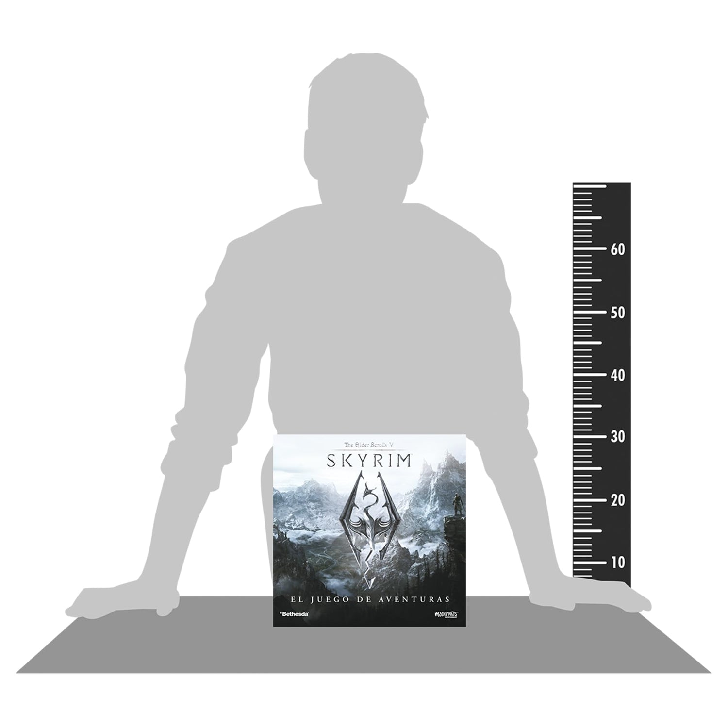 Modiphius Entertainment The Elder Scrolls V: Skyrim El Juego de Aventuras Juego de Mesa, A Partir de 14 Años, De 1 a 4 Jugadores, 60-120 Minutos por Partida, Español