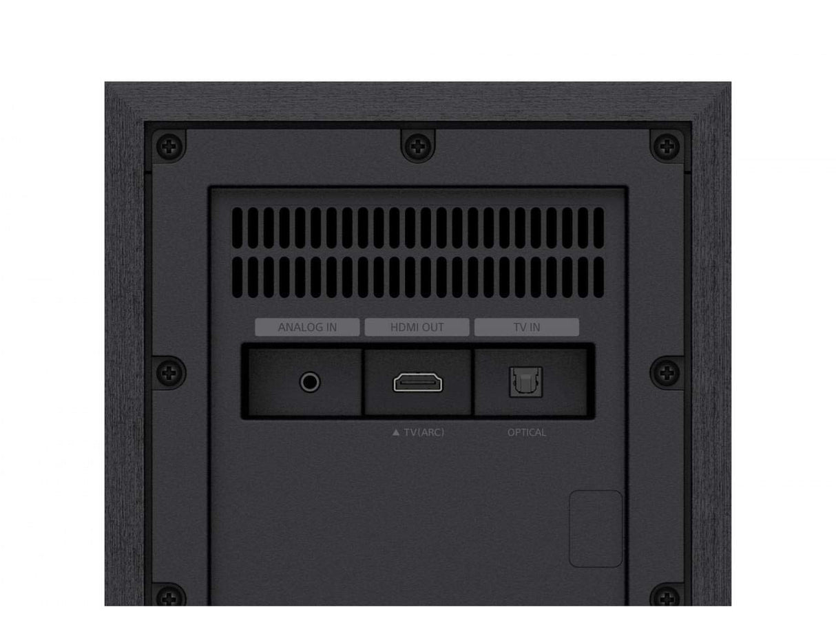 Sony HT-S20R 5.1 Barra de sonido para TV Dolby Surround con subwoofer con cable y parlantes traseros, negro