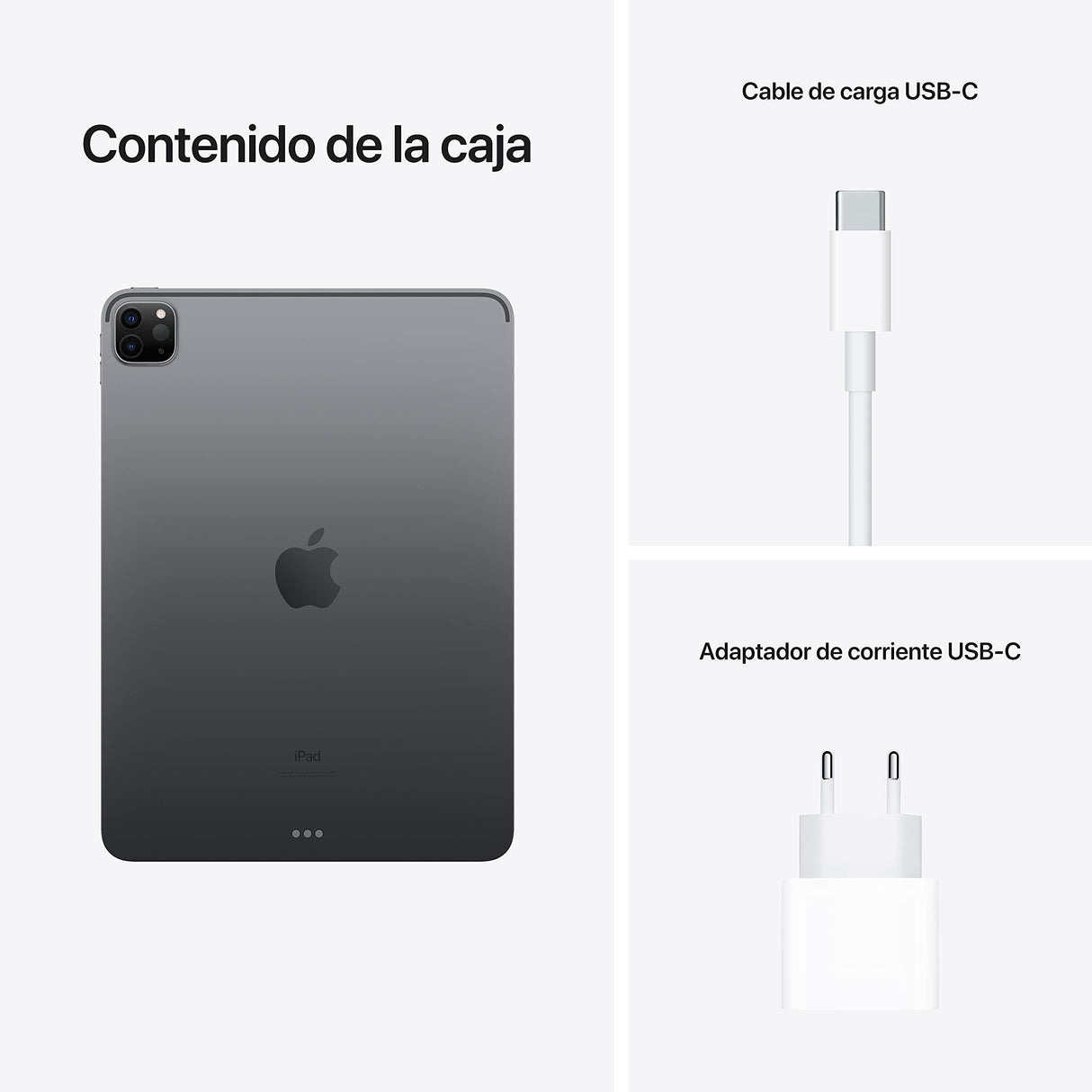 2021 Apple iPad Pro (de 11 Pulgadas, con Wi-Fi, 2 TB) - Gris Espacial (3.ª generación)