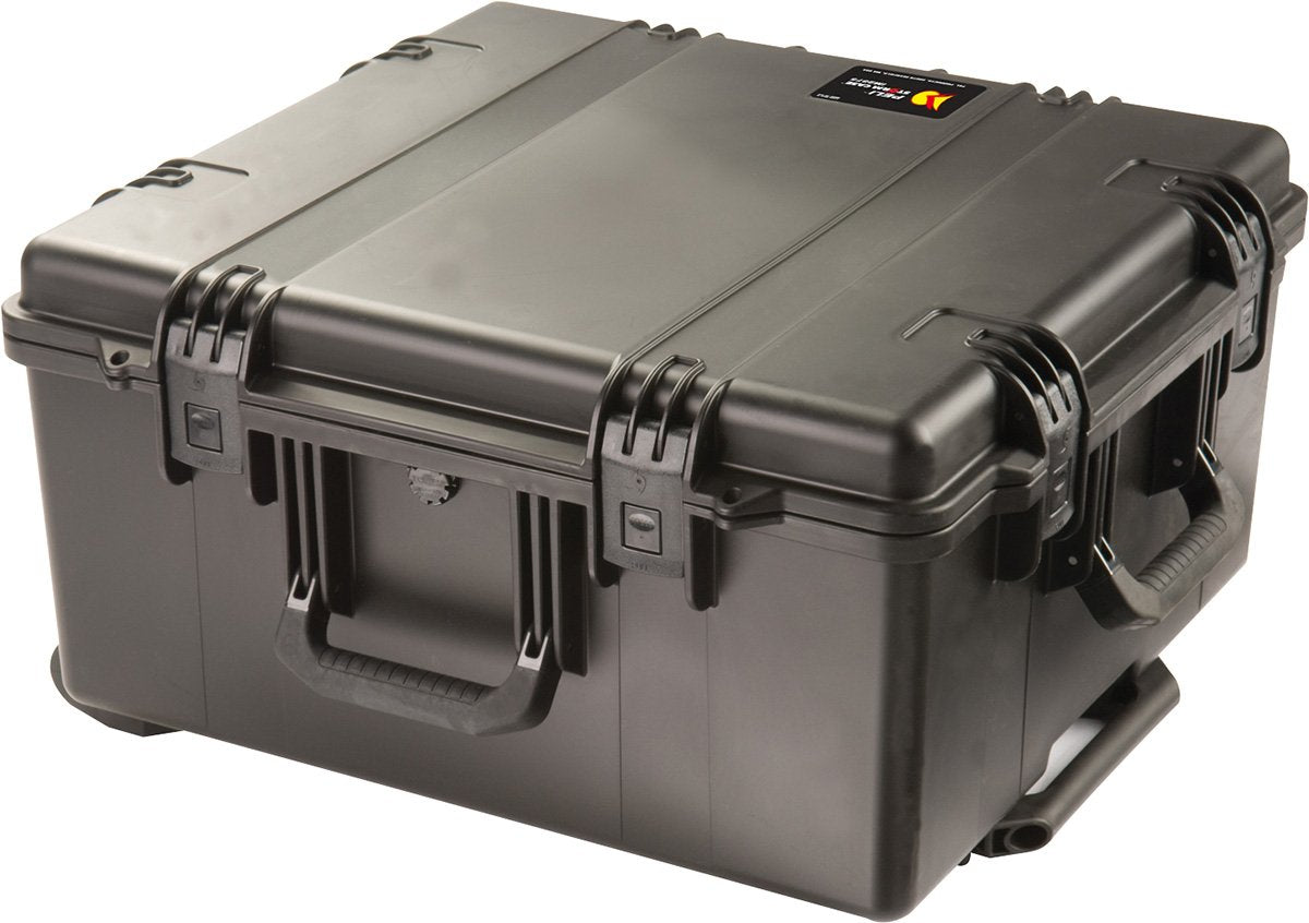 PELI Storm IM2875 Maleta de Transporte Profesional con Ruedas y asa telescópica para Equipos frágiles, Resistente al Agua y al Polvo, 89L de Capacidad, Fabricada en EE.UU., sin Espuma, Color Negro