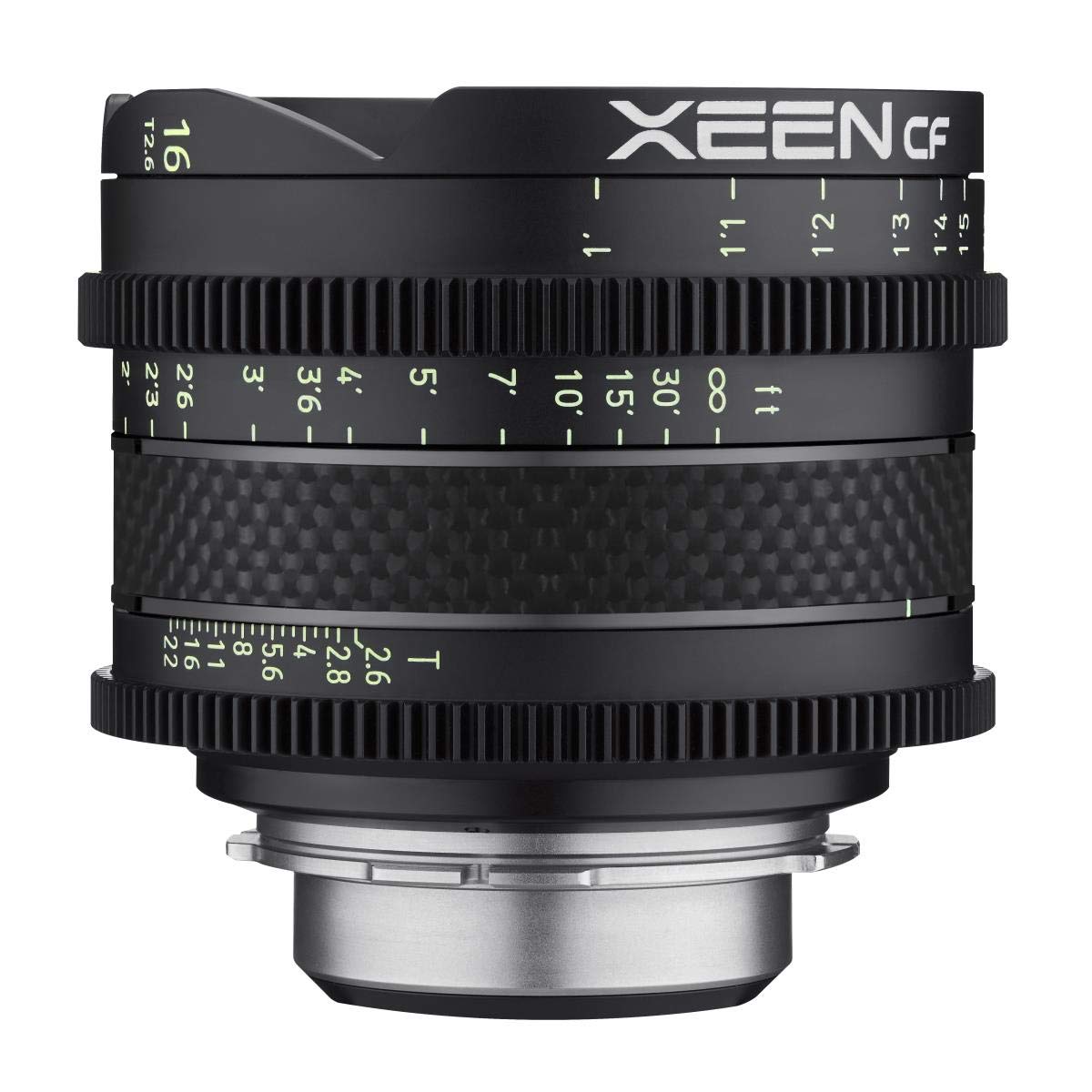 Samyang Xeen CF 16 T2.6 PL - Lente, Negro