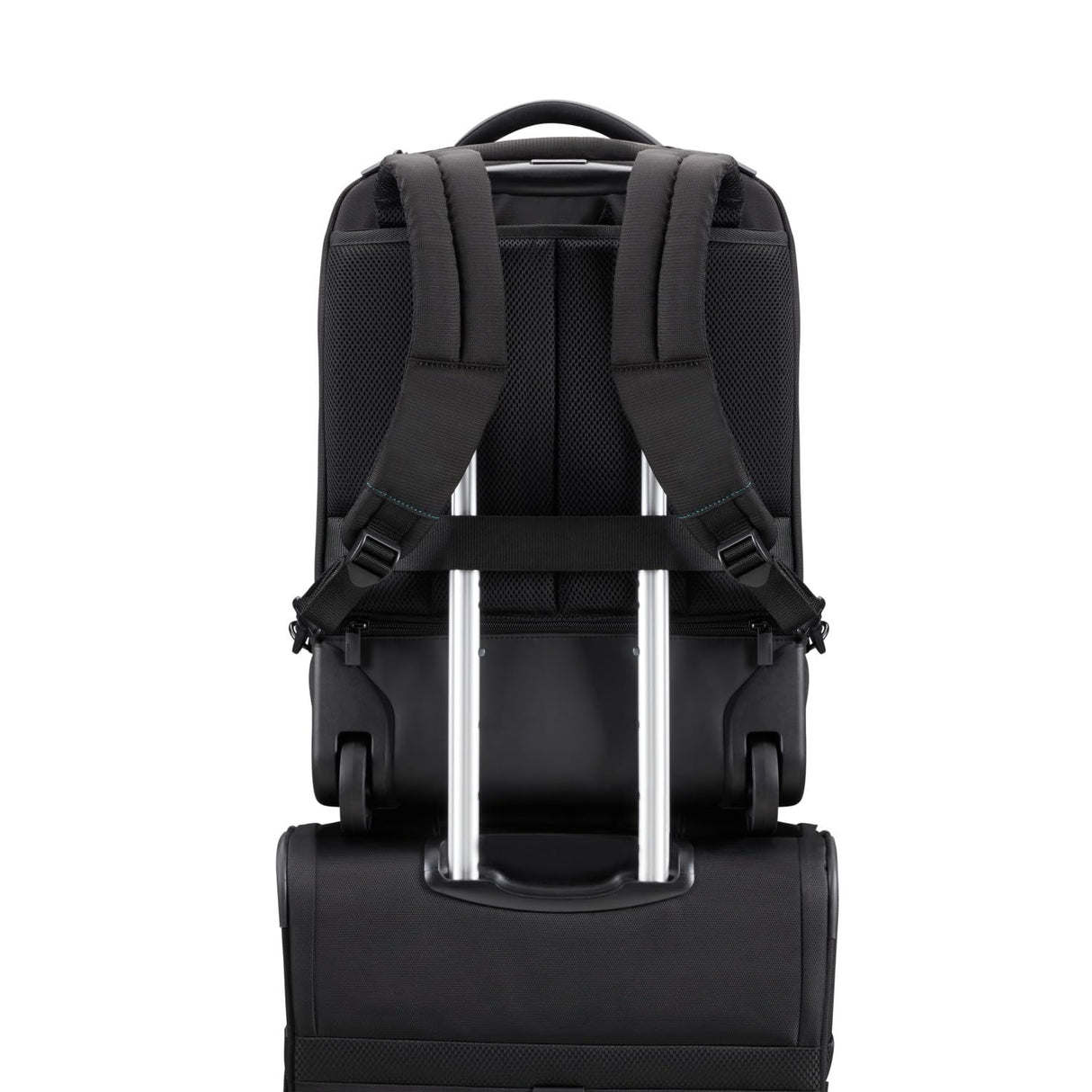Samsonite MySight - Mochila para computadora portátil de 17.3 pulgadas con ruedas, 48 u200b u200bcm, 25.5 L, negro (negro)