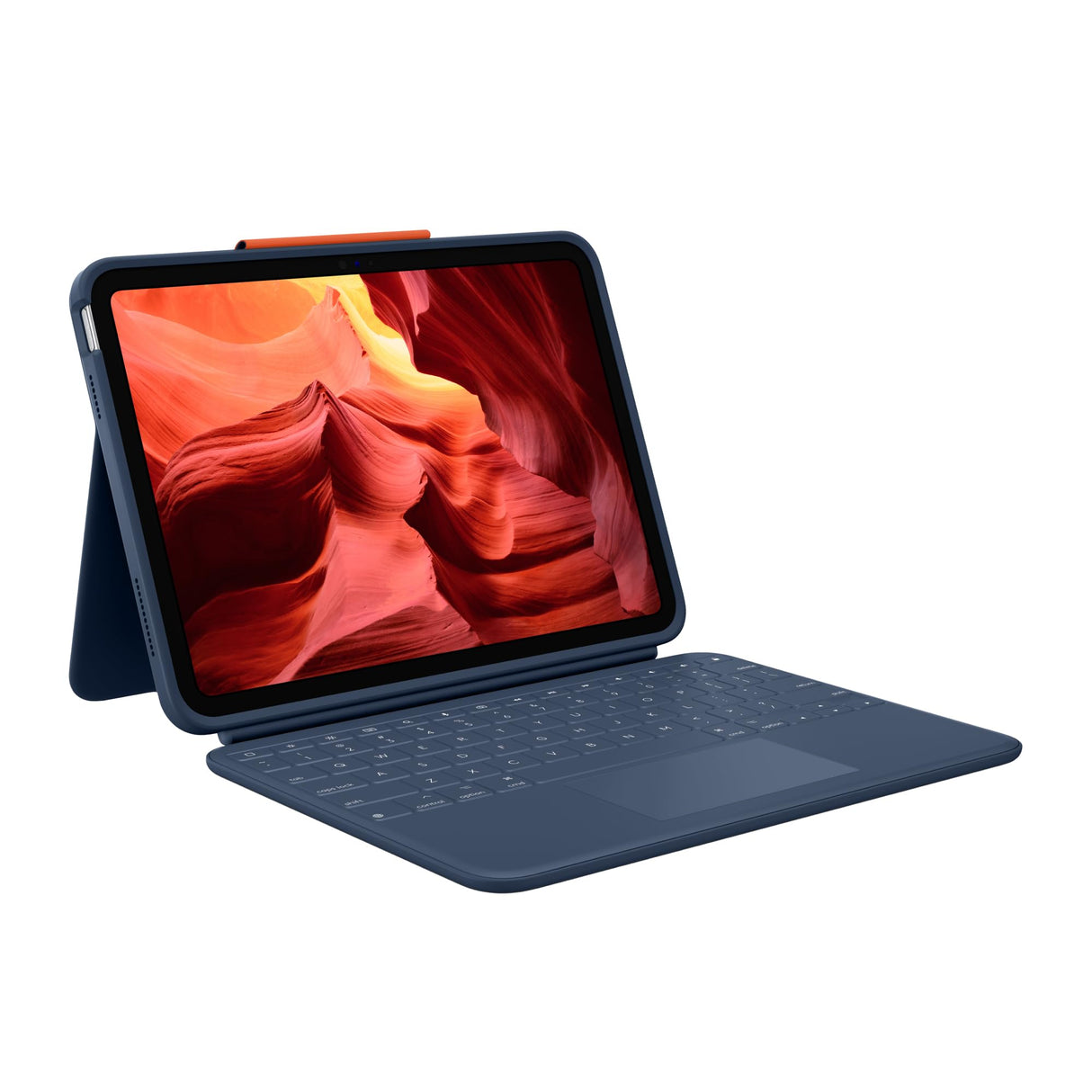 Logitech Rugged Combo 4 Touch para iPad (10ª generación) con Smart Connector y Teclado Resistente a Salpicaduras - AZERTY
