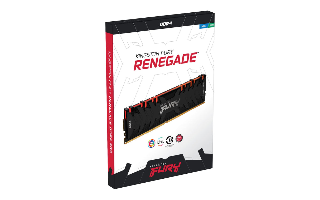 Kingston FURY Renegade RGB 256GB (8x32GB) 3200MHz DDR4 CL16 Memoria para Ordenadores de sobremesa Kit de 8 KF432C16RBAK8/256