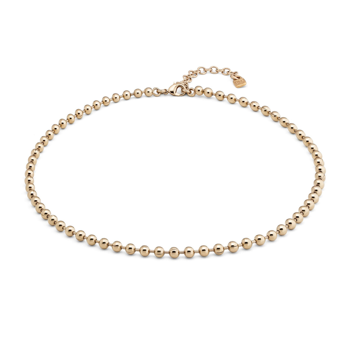 UNO de 50 | Cadena de Aleación Bañada en Oro 18k | Joyería Artesanal | Diseño Creativo