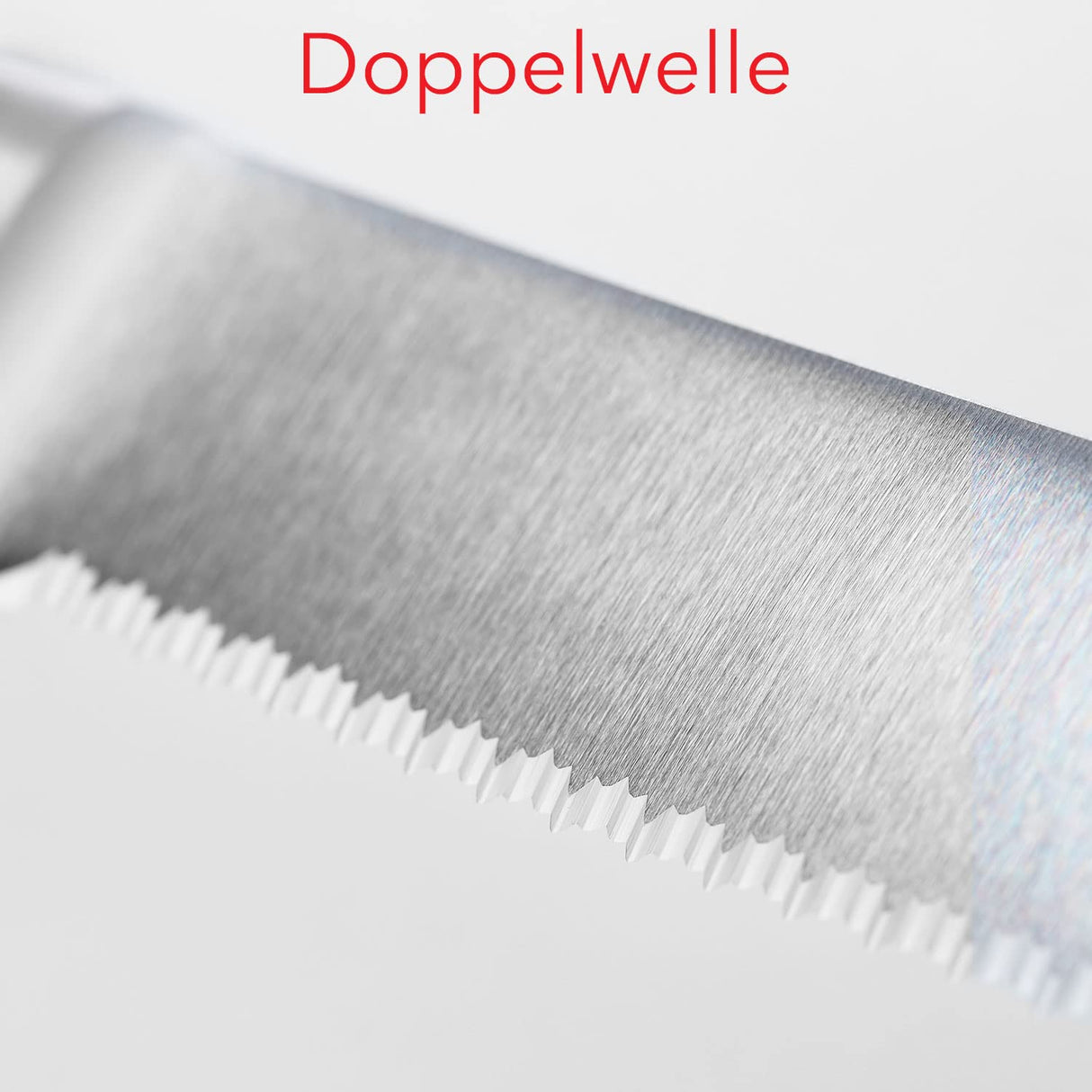WÜSTHOF Classic cuchillo pan con doble dentado de precisión 23 cm, blanco