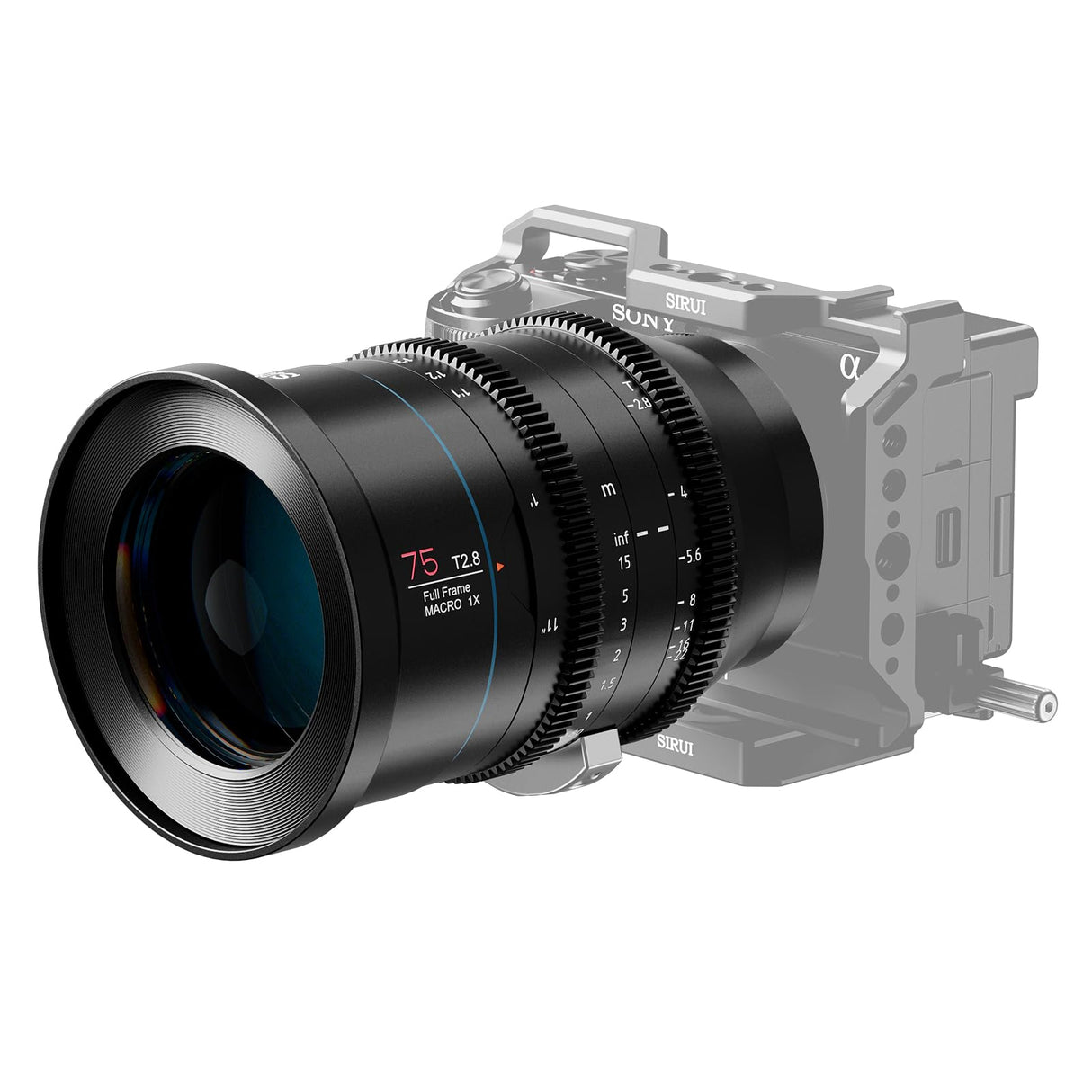 SIRUI Jupiter Macro T2 - Juego de Lentes Cine Prime de fotograma Completo (24 mm, 35 mm, 50 mm, 75 mm y 100 mm), para cámaras de Montaje PL