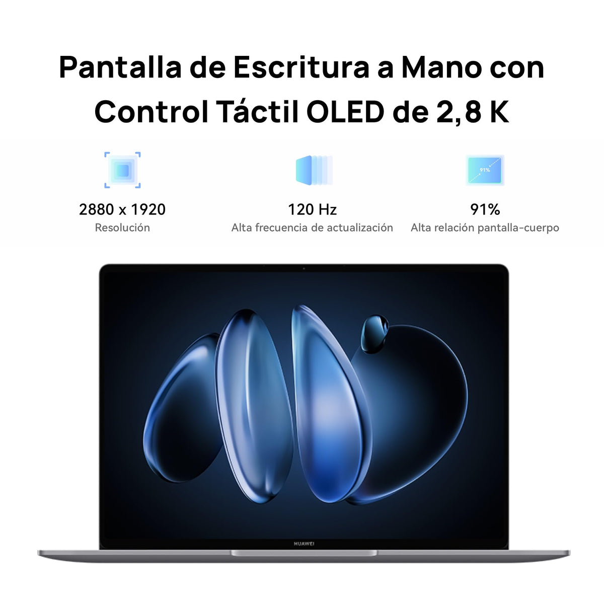 HUAWEI MateBook 14 Laptop, Pantalla OLED de 14,2" 2,8K con Pantalla Táctil, Procesador Intel Core Ultra 5, 16GB RAM, 512GB SSD, Diseño Ultrafino, Reproducción Continua 19 Horas, Space Gray