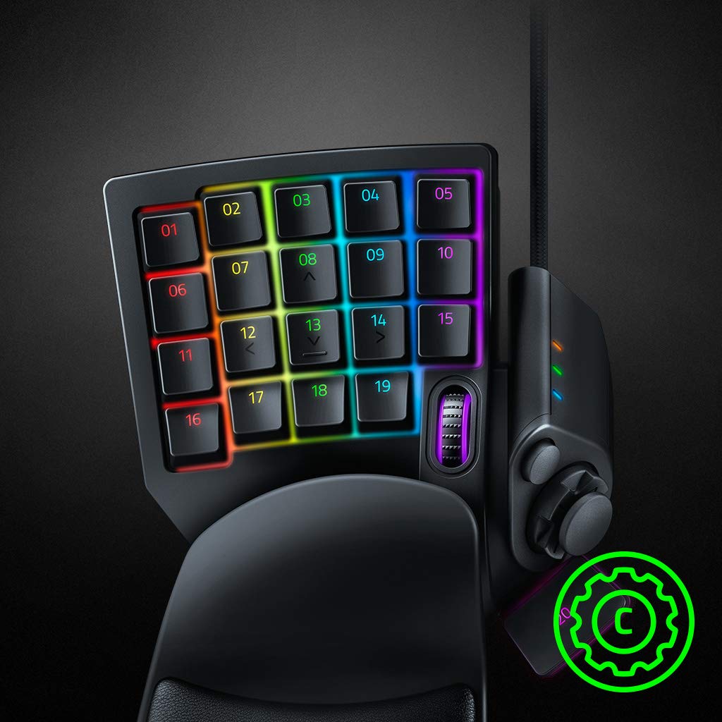 Razer Tartarus V2 - Gaming Keypad con Swtich Mecha-Membrane, Teclado para Juegos, USB, Alámbrico, Tamaño Único, Color Negro
