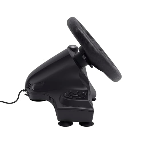 Trust GXT 289 Movi Volante de Carreras PC, Xbox Series X/S, PS4, Nintendo Switch, con Pedales, Levas de Cambio, Palanca de Cambios, Vibración, Racing/Farming Simulator / F1 / Gran Turismo