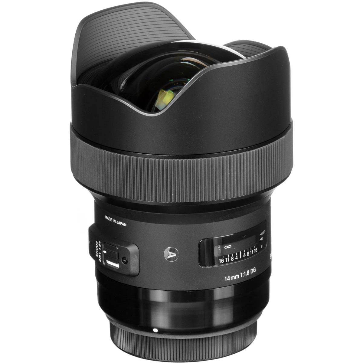 Sigma 540956 - Objetivo réflex 14 mm F1.8 DG AF HSM Art para Sigma, Negro