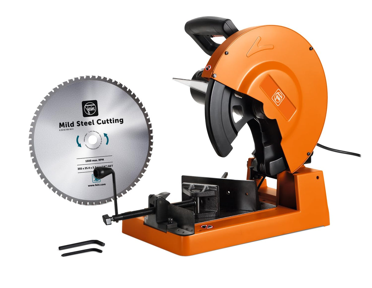 FEIN Hoja de sierra para acero plano para ingletadora MKAS 355 Ø 355 mm., 90 Dientes, Espesor 2,4 mm
