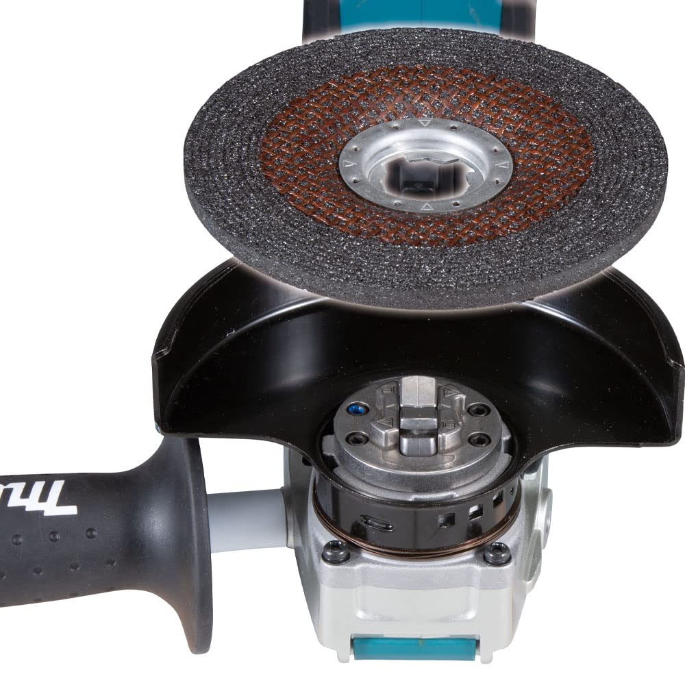Makita DGA519Z Miniamoladora BL 18V LXT 125 mm X-Lock/Solo, sin batería y sin Cargador, 18 V, Negro