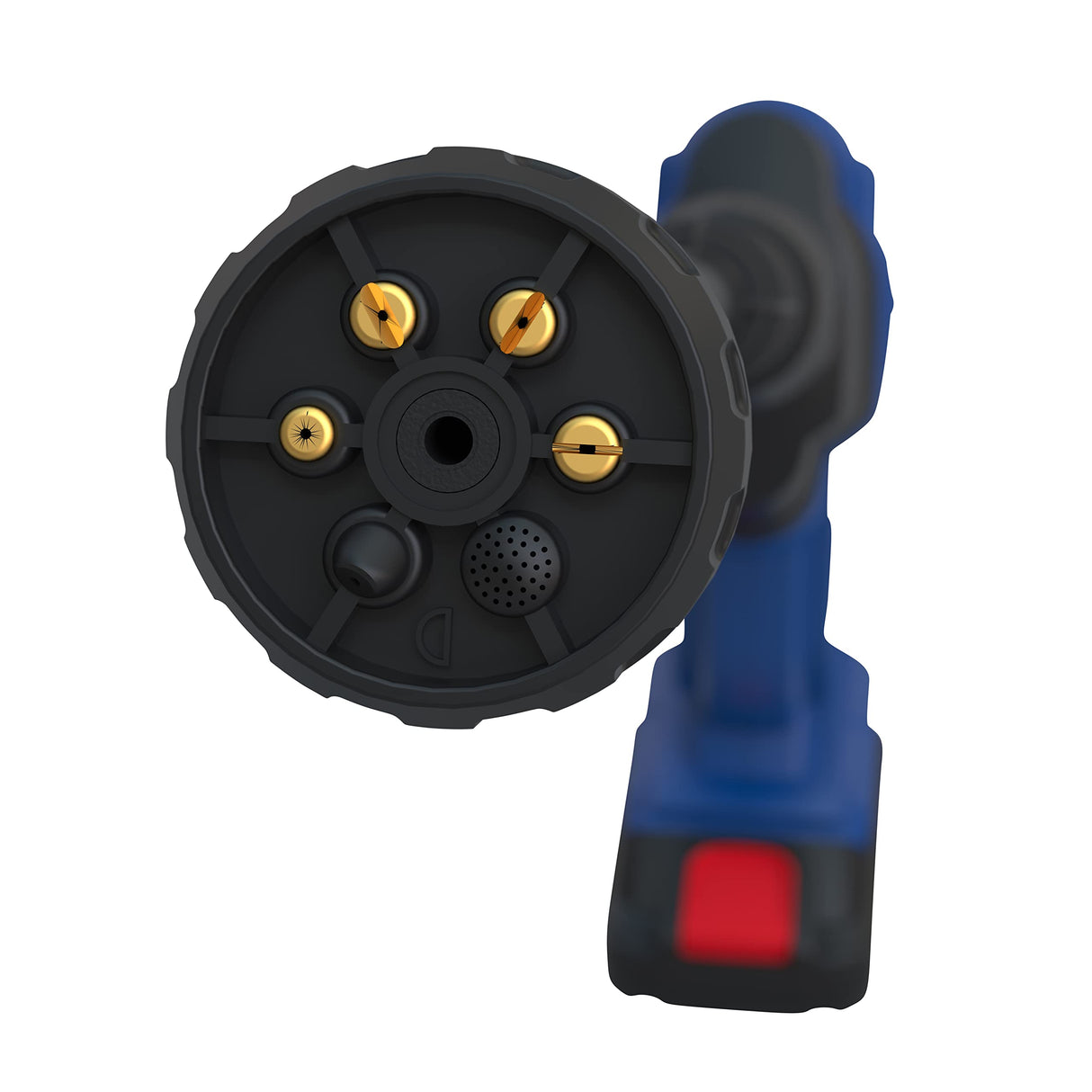 Güde DR 18-201-23 - Limpiador a presión (18 V, Easy Energy Exchange, presión máxima de 22 Bar, 120 l/h de Volumen máximo, Boquilla multifunción de 6 vías, autocebante, Incluye batería de 2,0 Ah y