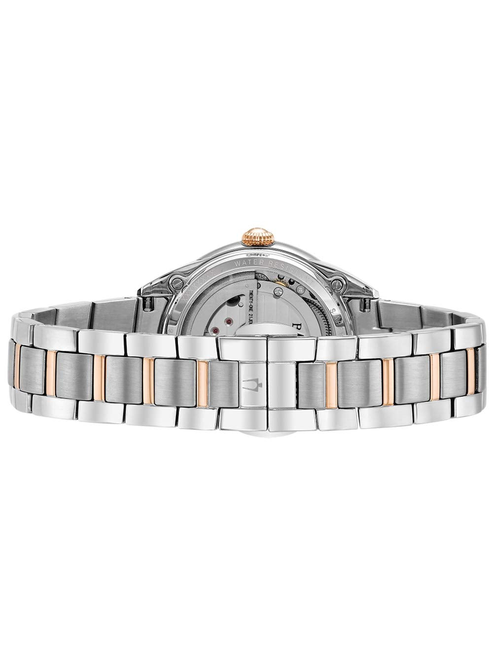 Bulova Reloj Analógico para Mujeres de Automáticamente con Correa en Acero Inoxidable 98P170