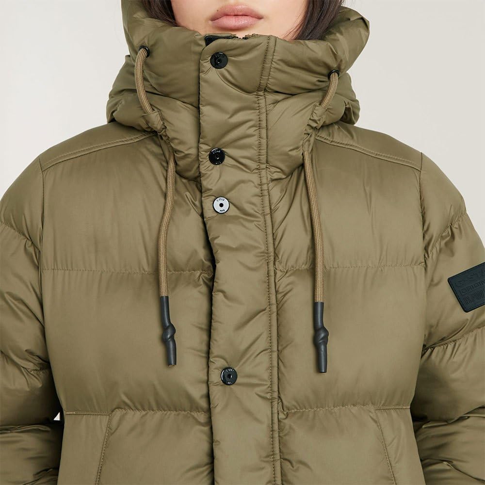 G-Star Para Mujer Whistler Parka Puffer, Verde (antic green D25188-B958-735), S
