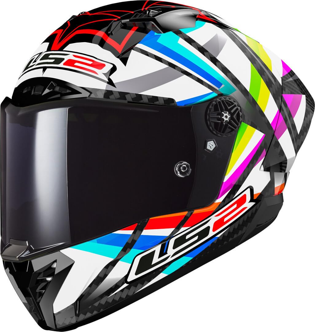 LS2, Casco Moto Integral THUNDER GP AERO FLASH Black, XS