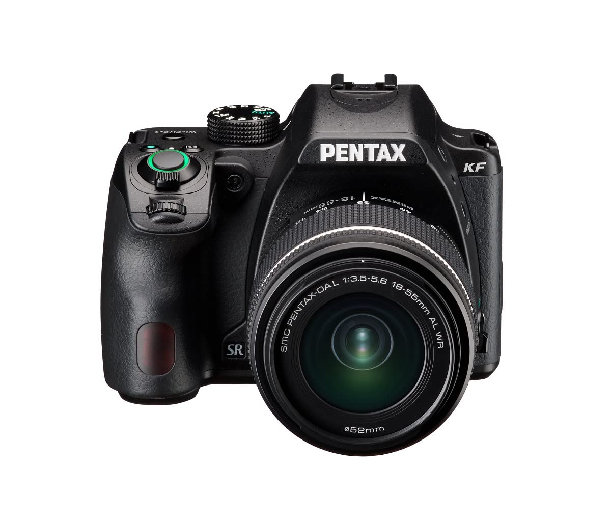 Cámara réflex Digital PENTAX KF APS-C, Kit 18-55 WR, Monitor LCD de ángulo Variable Resistente al Polvo y a la Intemperie, Color Negro