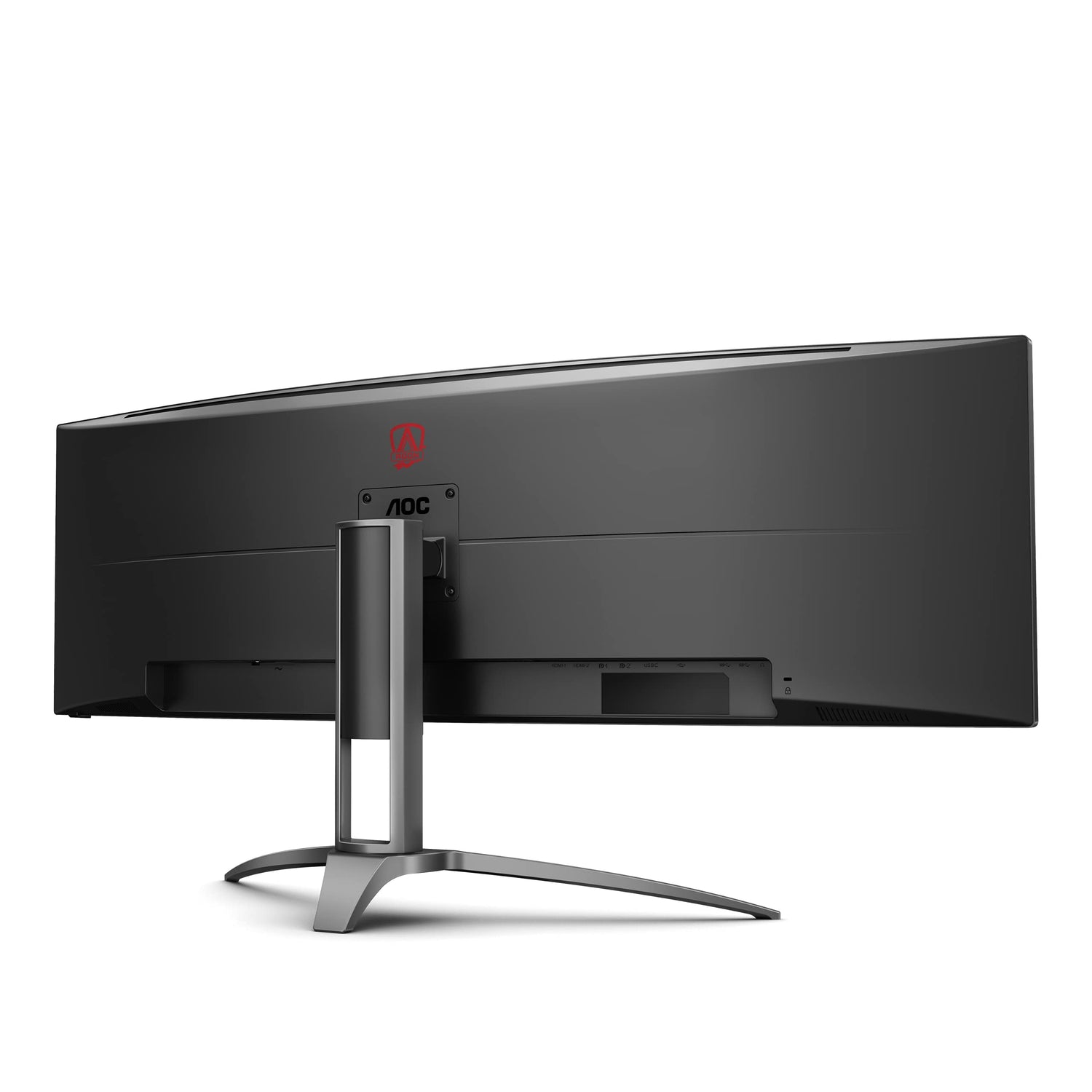 AOC AGON AG493QCX- Monitor de 49" QHD- (3840x1080, VA, 32:9, HDMI x2, Displayport 1x1.4, USB-C, Curved 1800R, 400 cd/m, 1ms, 144Hz), negro
