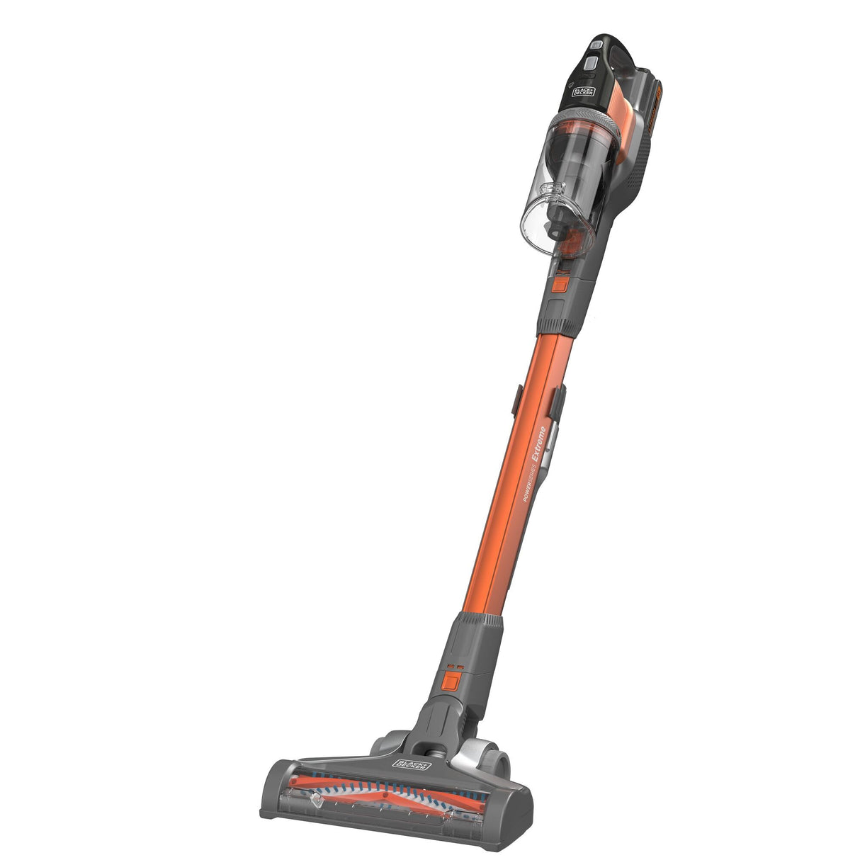 Black+Decker Aspirador de Escoba con Batería Externa 18V, Batería de Litio 2Ah, Autonomía de 58 Minutos y 3 Velocidades, Depósito de 650ml - BHFEV182C-QW