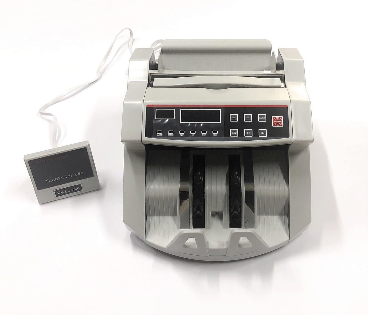 TEMPO DI SALDI Contador de billetes profesional con detector de billetes falsos y 2 pantallas LED