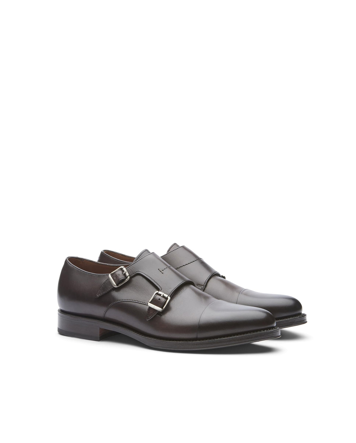 Lottusse Premium, Mocasín Monkstrap Hombre, Moka, 43 EU
