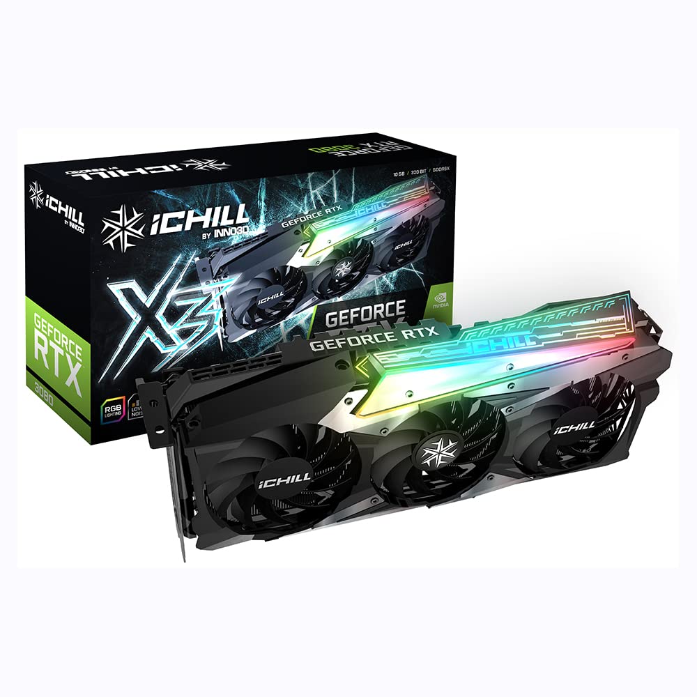 Inno 3D RTX3080 iChill X3 LHR10GB GDDR6X HDMI 3xDP