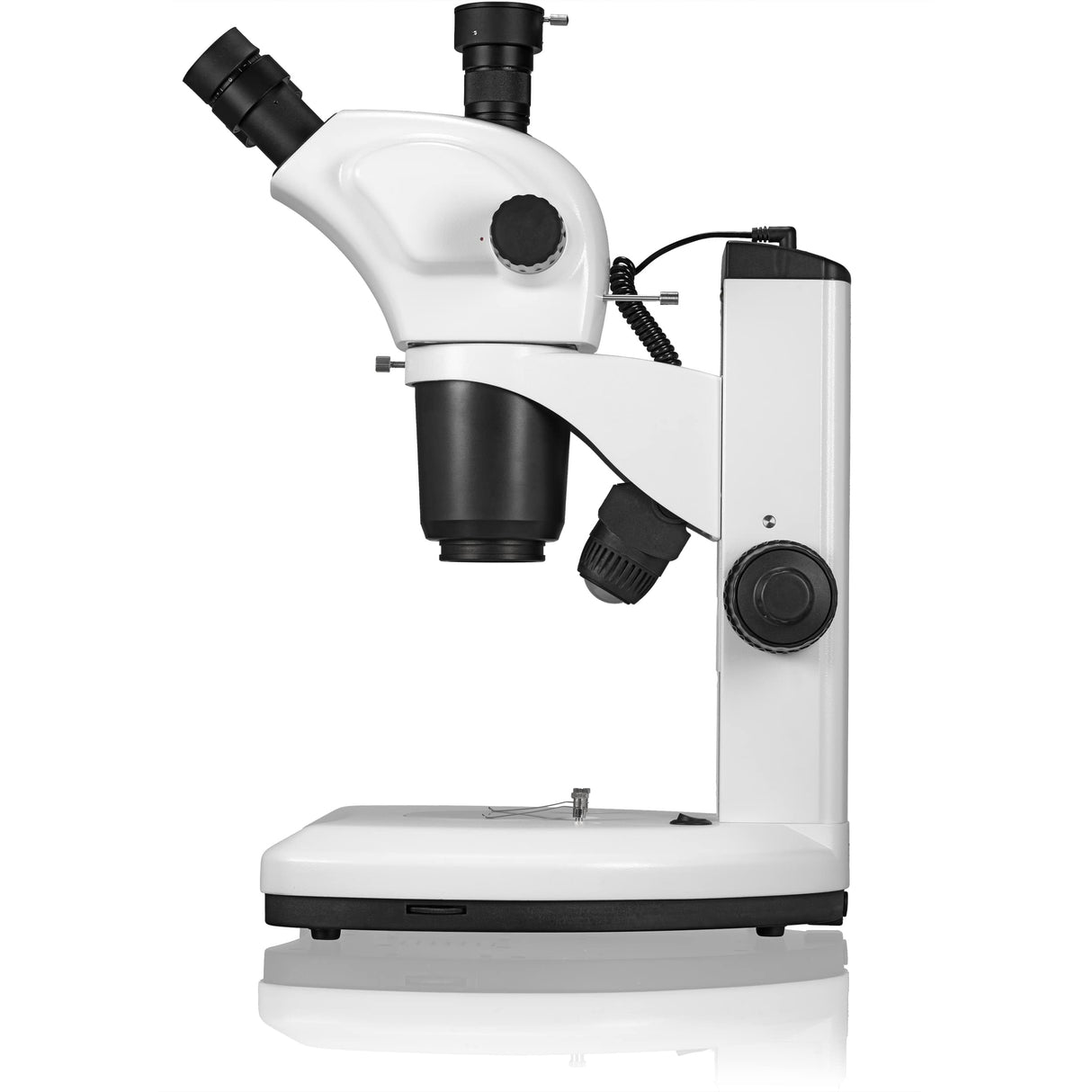Bresser Science ETD-301 - Microscopio estéreo (7-63x, Gran Distancia de Trabajo (100 mm) y Conector para cámara)