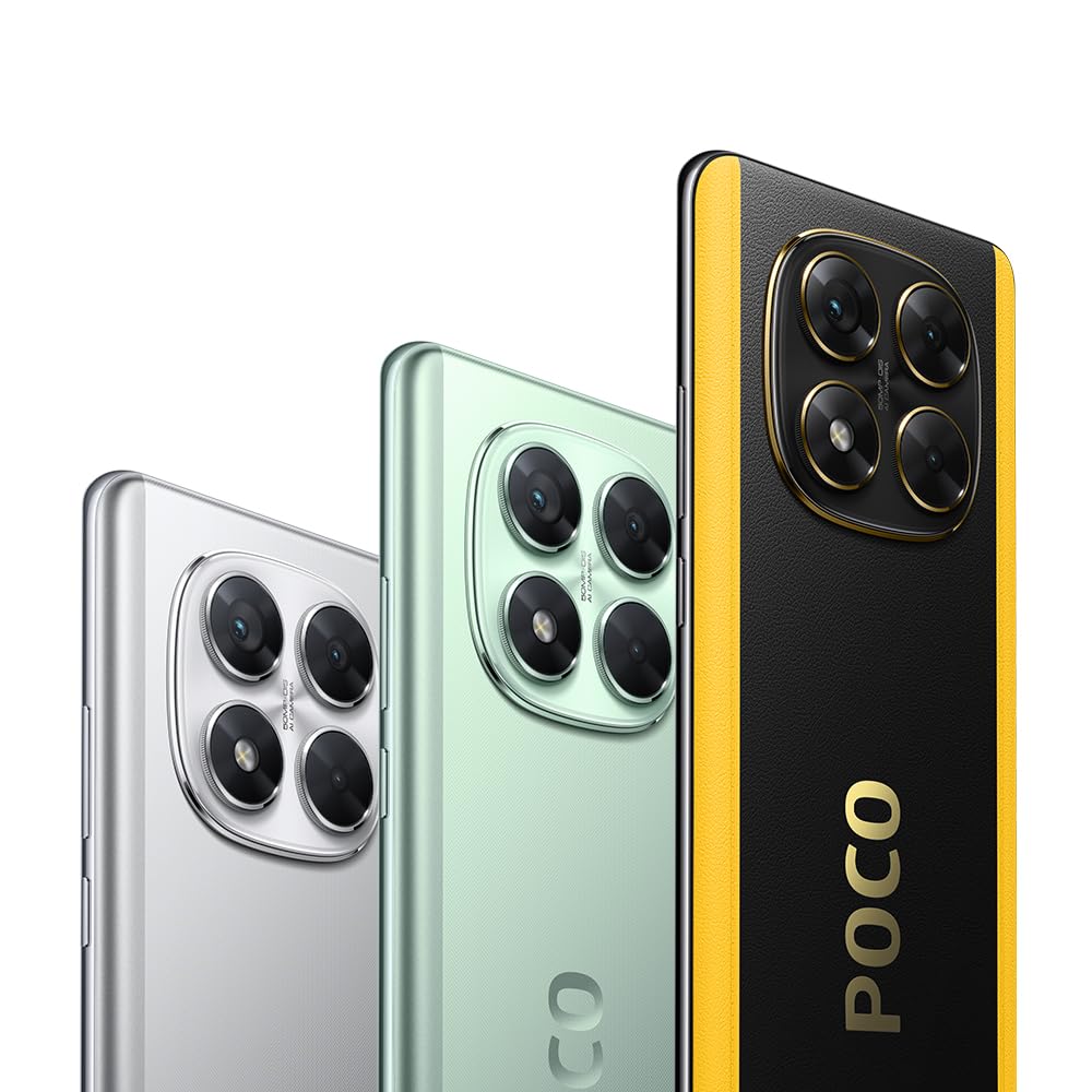 XIAOMI POCO X7 - Smartphone de 12+512GB, Pantalla CrystalRes 1.5K AMOLED Curva, MediaTek Dimensity 7300-Ultra, Cámara Principal de 50 MP con OIS, Carga Turbo de 45W, Negro (Versión ES)