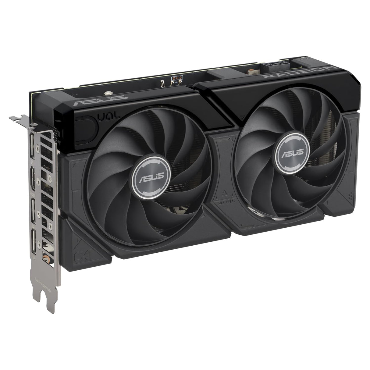 ASUS Dual Radeon RX 7600 XT OC Edition 16GB GDDR6 - Tarjeta gráfica (AMD RDNA 3, PCIe 4.0, 16GB de Memoria GDDR6, HDMI 2.1, DisplayPort 2.1)