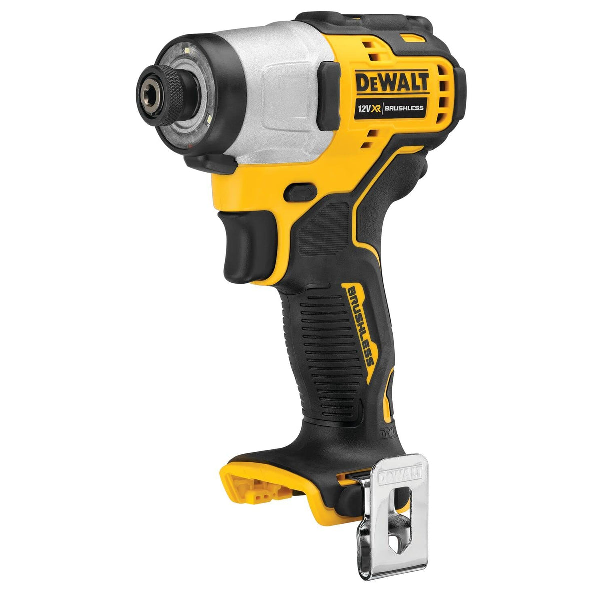 DEWALT DCK2110L2T-QW - KIT 12V sin escobillas = DCD701 Taladro Atornillador XR + DCF801 Atornillador Impacto XR + Maletín TSTAK II con 2 baterías Li-Ion 3Ah
