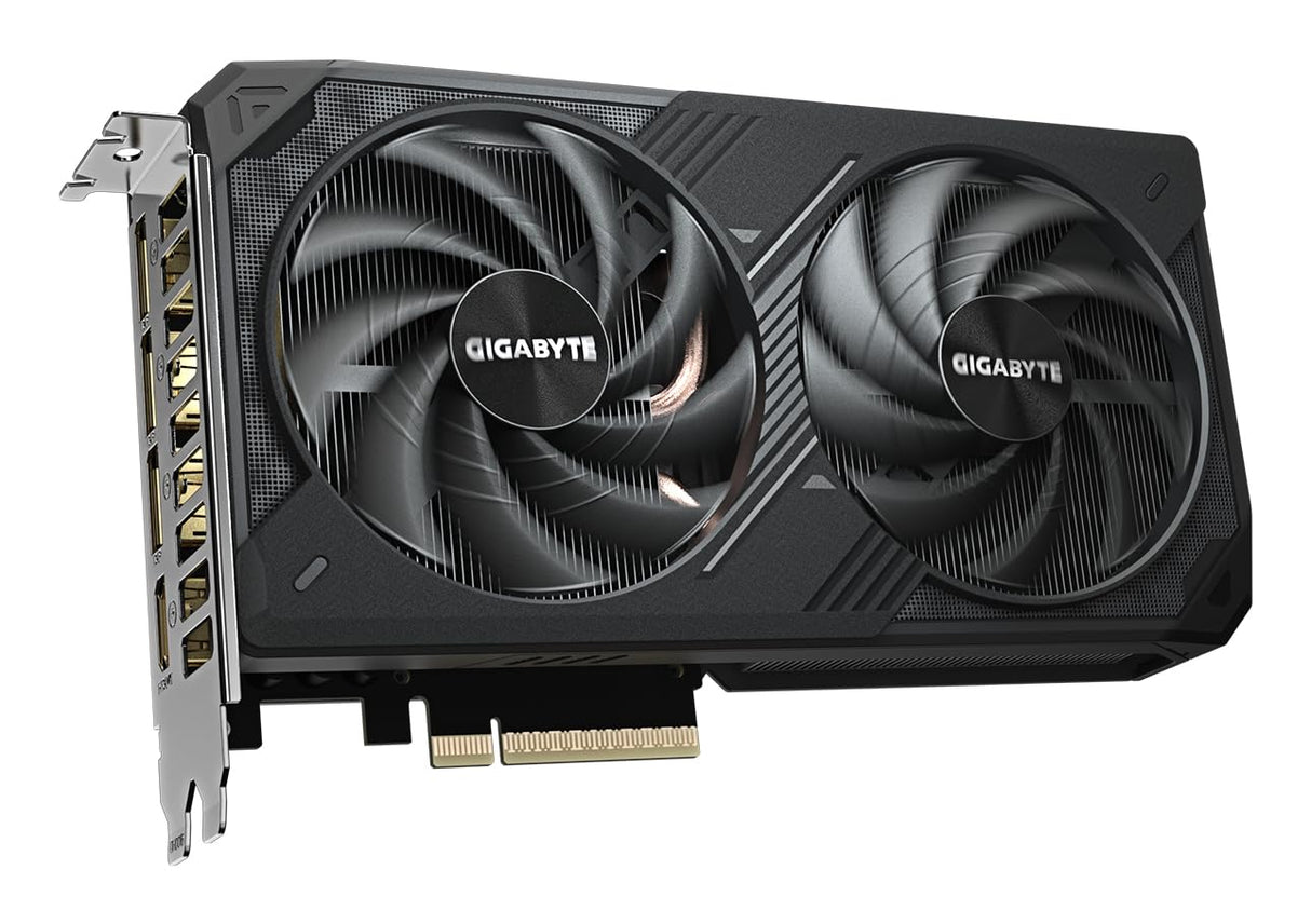 Gigabyte GeForce RTX 5060 Ti WINDFORCE 8G Tarjeta Gráfica – 8 GB GDDR7, 128 bits, PCI-E 5.0, 2572 MHz Frecuencia del núcleo, 3 x DisplayPort, 1 x HDMI, GV-N506TWF2-8GD