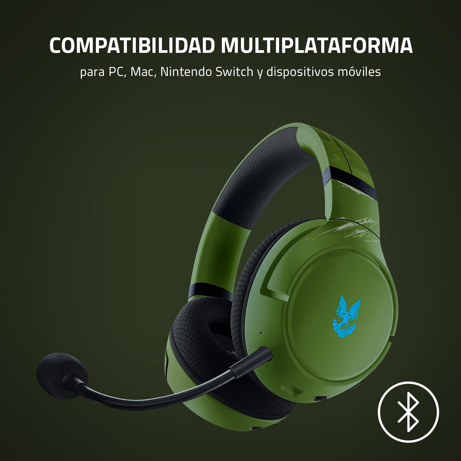 Razer Kaira Pro - Auriculares Wireless para Juegos de Móvil de Xbox y de Xbox Series X (Diafragmas de Titanio de 50 mm TriForce, Micrófono supercardioide HyperClear, Micrófono Móvil) HALO