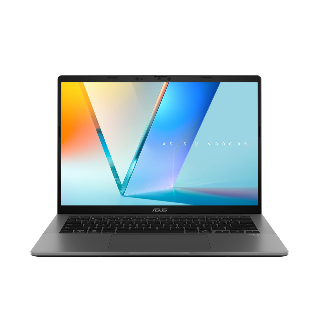 ASUS Vivobook S 14 S3407QA-KP014W Copilot+ PC - ORD.Portátil 14" WQXGA (Qualcomm Snapdragon X (X1-26-100), 16GB RAM, 1TB SSD, Qualcomm Adreno GPU, Win 11 Home) Gris Mate - Teclado QWERTY español