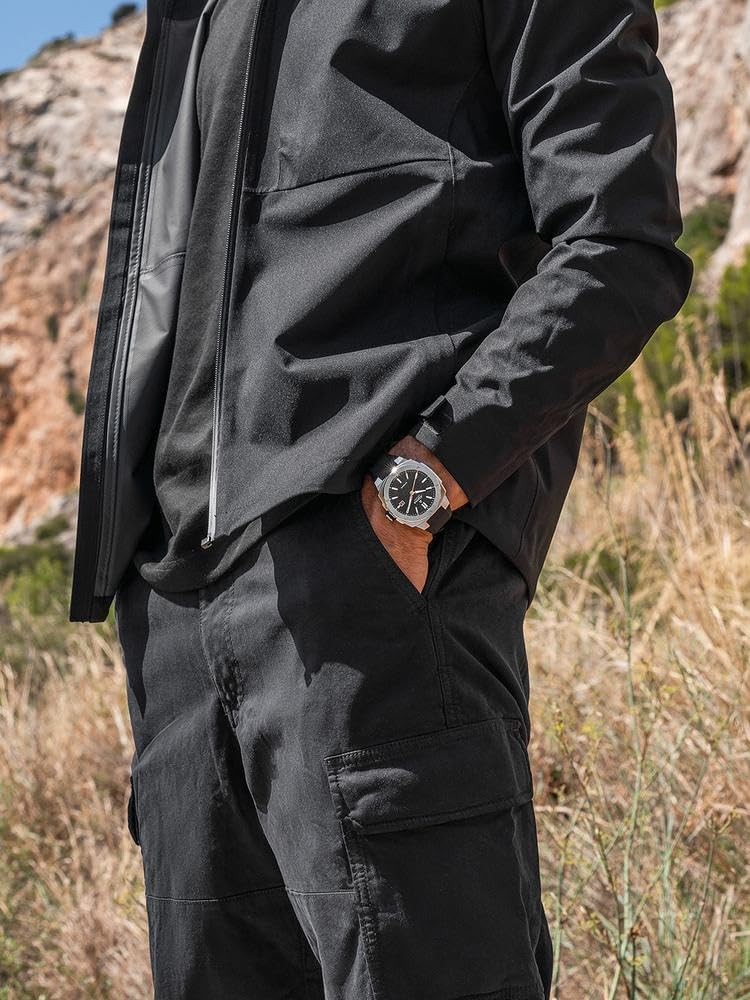 Alpina Reloj Analógico para Hombre de Cuarzo con Correa en Acero Inoxidable mid-39682