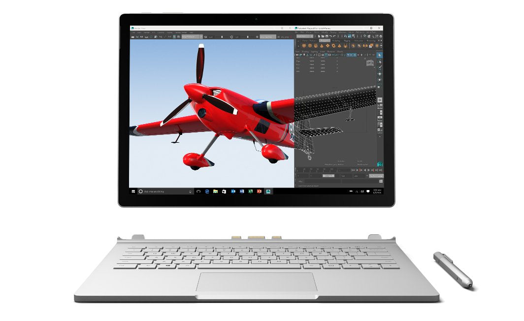Microsoft Surface Book 13.5" 3000 x 2000Pixeles Pantalla táctil Plata - Ordenador portátil (Windows 10 Pro, 64 bits, Intel Core i7-6xxx, 802.11a, 802.11ac, 802.11b, 802.11g, 802.11n, SSD, 3000 x 2000 Pixeles)