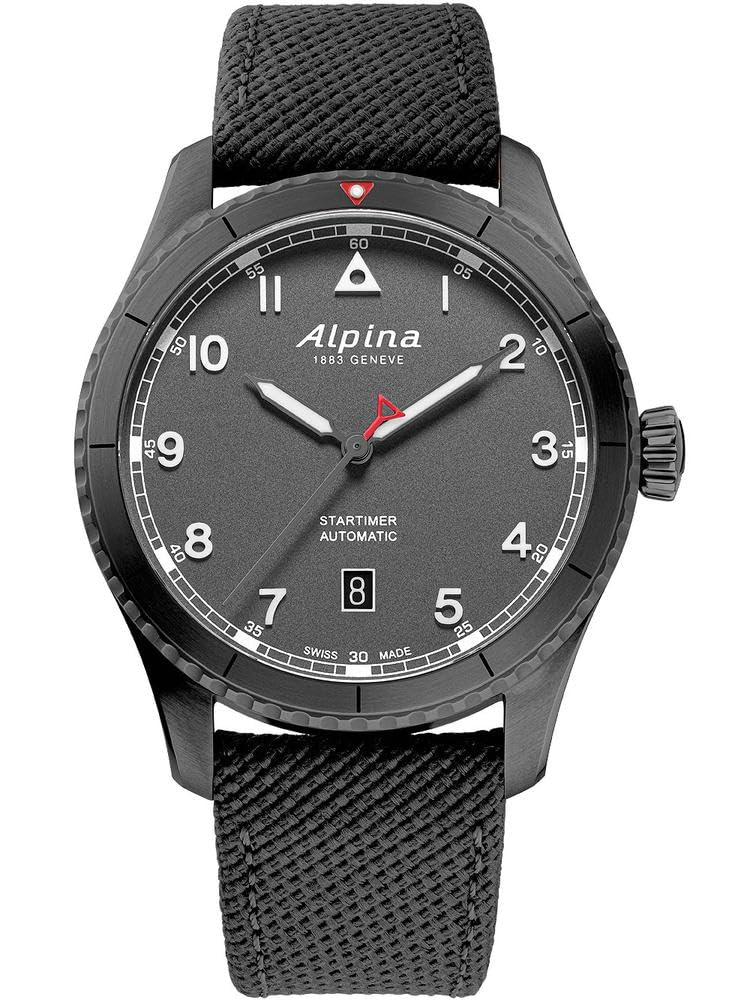 Alpina Reloj Analógico para Hombre de Cuarzo con Correa en Acero Inoxidable mid-39661