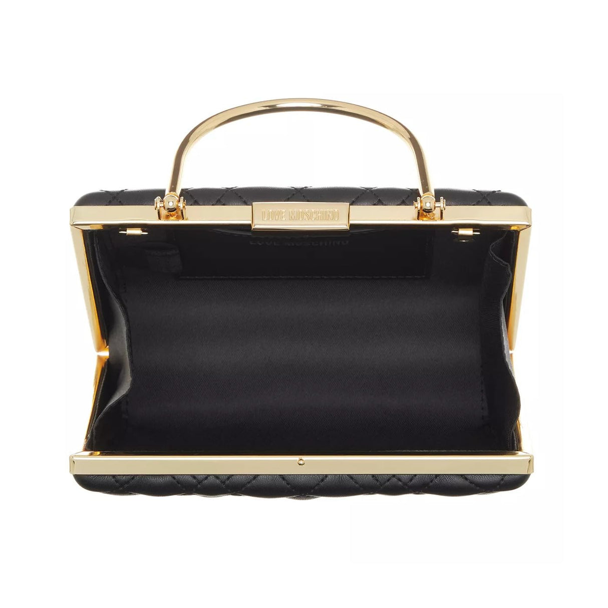 Love Moschino Jc4047pp1h, Bolsa de Mano para Mujer, Black, 18X13X9
