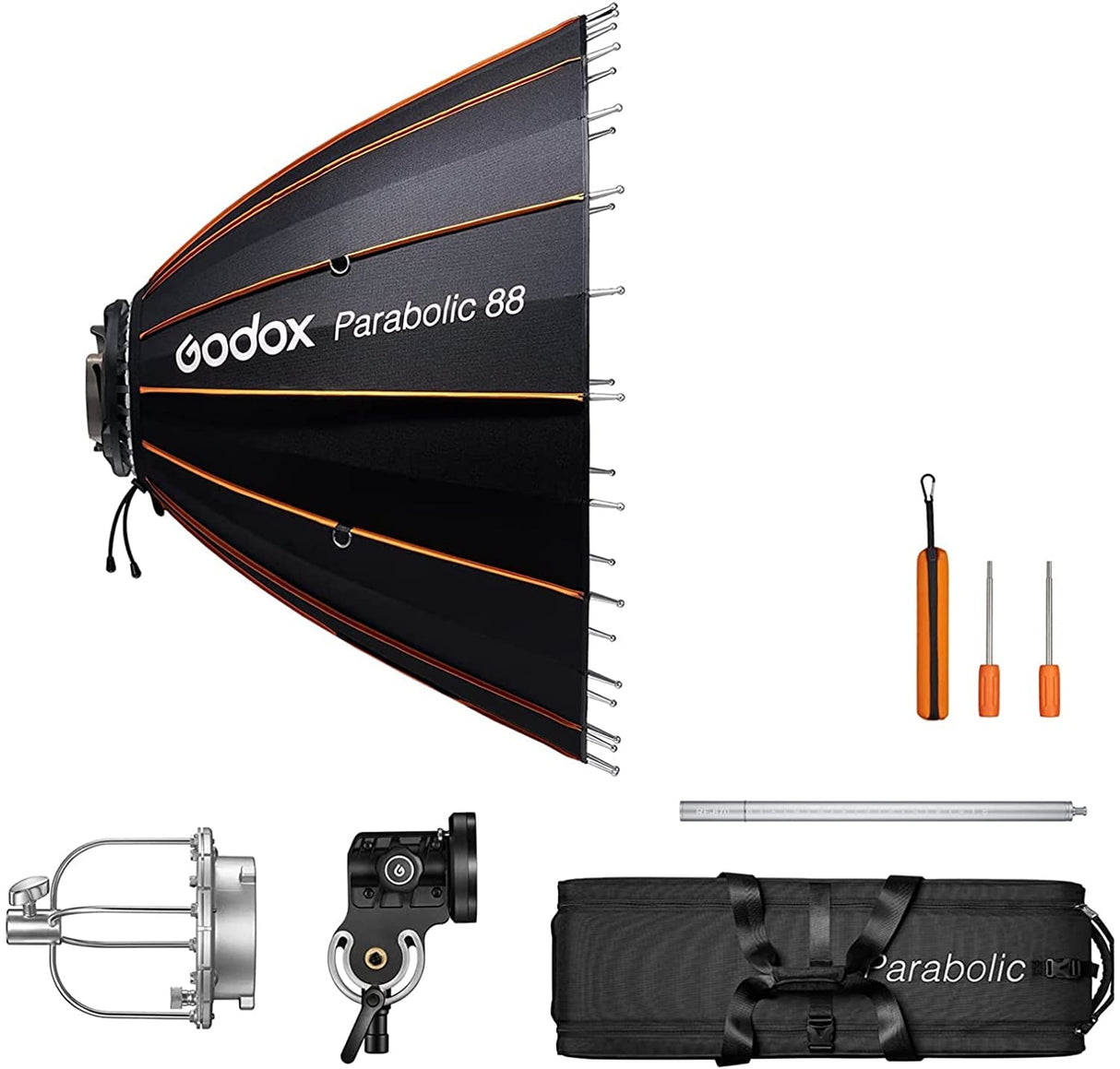 Godox Parabolic P68 - Kit de parabolic Light Focusing System Soft Umbrella