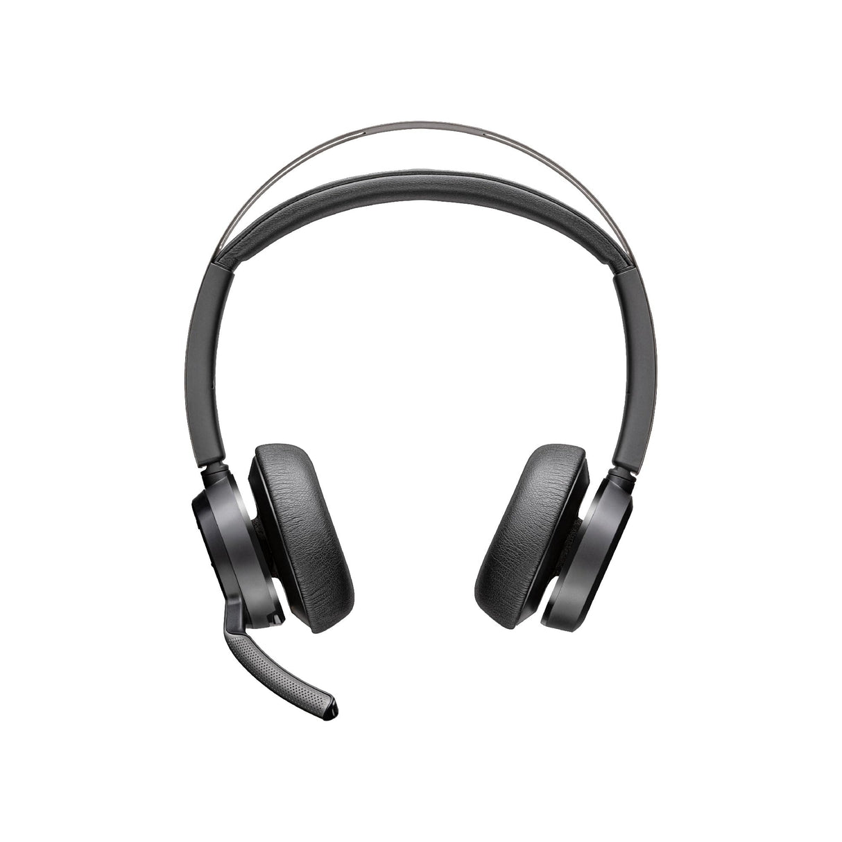 POLY Voyager Focus 2-M USB-C-C Headset USB-C/A Adapter Customer Special 1- Connection Via Bluetooth - Noise Cancellation; Smart Sensor Technology; Dynamic Mute Alerta - Negro